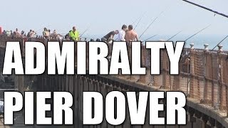 Admiralty Pier Dover in Kent  English shore fishing location South East Coast UK [upl. by Ettenirt728]