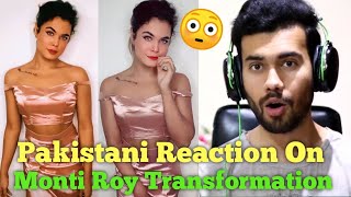 Pakistani React on Monti Roy Latest Tiktok Videos 2021  Monti Roy Transformation  Afraz Umar [upl. by Adnah]