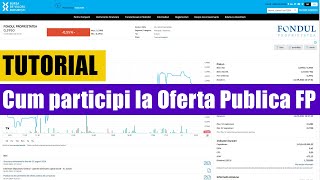 Tutorial  cum participi la oferta de rascumparare a Fondului Proprietatea [upl. by Jennine943]