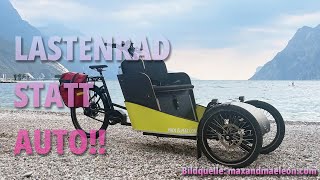 Alternative zum Auto Das E Lastenrad [upl. by Aimaj354]