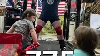 775 pound Squat MultiPly Powerlifting [upl. by Josee]