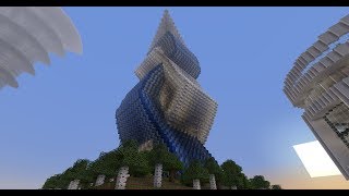 Minecraft Modern Buildings  Skyscrapers Part 3 Twisted Towers and Museum of modern Art [upl. by Nogam931]