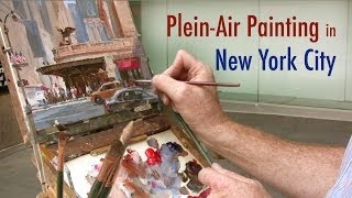 Plein Air Painting in New York City [upl. by Airamanna]