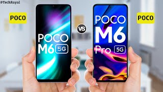 Poco M6 5g vs Poco M6 Pro 5g  Price  Full Comparison [upl. by Jamil]