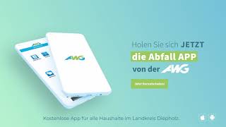 Die AWGApp  So geht Abfuhrkalender heute [upl. by Saidel]