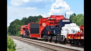 SCHNABEL CAR  One Of The Largest Railcars In The World Through Ashland VA amp More 7518 [upl. by Bohaty105]