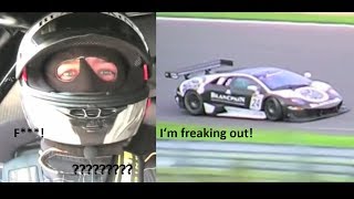 quotEmotionalquot Austrian reporter codriving a Reiter Lamborghini Murcielago RSV [upl. by Ymeon532]