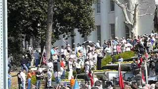 Reinactment of the150 Anniversary of the Inaugural Parade of Jefferson DavisFeb 19 2011 [upl. by Aivek464]