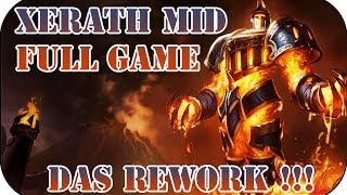 League of Legends Full Gameplay Xerath Rework Mid 92 [upl. by Ahcim610]