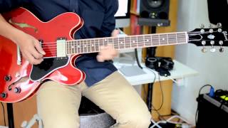 Suits  End Credits Theme Guitar Cover  Gibson ES335  Axe Fx II  Season 3 July 16th [upl. by Cornwall586]