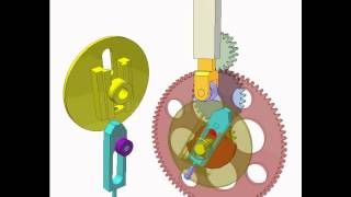 Cam and gear mechanism 6 [upl. by Hassadah]