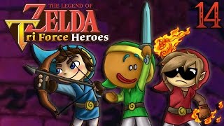 Zelda Tri Force Heroes 14  TEMPLE DE LAUDELA [upl. by Rufford377]