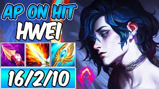 ONHIT FULL AP HWEI MID WITH DARK HARVEST  New Build amp Runes  League of Legends [upl. by Philbert]