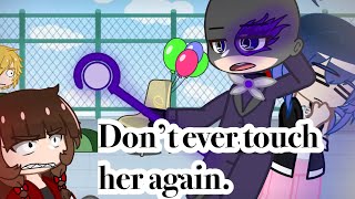 Hawkmoth Saves Marinette  Meme  Original Ending  MLB  AU  NOT A SHIP  Gacha Club [upl. by Philander]