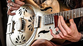 OLDSCHOOL ACOUSTIC BLUES  LaidBack Delta Blues on the Resonator Guitar [upl. by Ellesor]