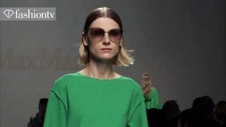 Max Mara SpringSummer 2014  Milan Fashion Week MFW  FashionTV [upl. by Dorran811]