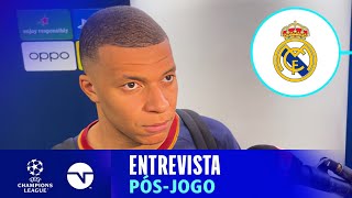 MBAPPÉ FICA PISTOLA E FAZ CARETA AO SER PERGUNTADO SE VAI TORCER PRO REAL MADRID NA CHAMPIONS [upl. by Ragan274]