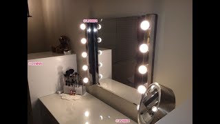 Dressing Table Mirror with Lights Ikea [upl. by Aihseya]