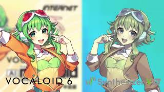 GUMI VOCALOID vs GUMI SynthV Comparison [upl. by Biernat]