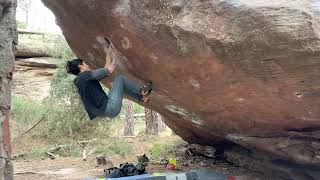 Albarracin Bouldering  Cosmos 8AV11 [upl. by Atimed]