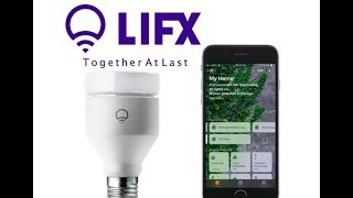 How to setup the LIFX WiFi LED Smart Lights on iPhone and Apple Homekit [upl. by Harac]