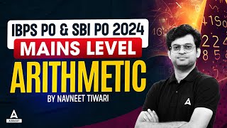 IBPS PO amp SBI PO 2024  Mains Level Arithmetic Questions  By Navneet Tiwari [upl. by Sibilla]