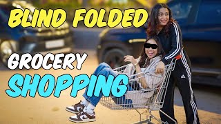 Blind Folded Grocery Shopping🤕DAY 5✅ 30 DAYS CHALLENGE🔥  Kirti Mehra [upl. by Akyre558]