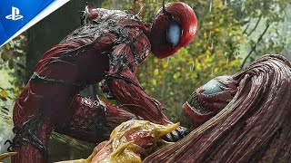 Carnage Symbiote Suit vs Scream Symbiote Boss Fight Ultimate Difficulty  SpiderMan 2 PS5 [upl. by Aleirbag]