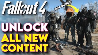 How To UNLOCK ALL NEW CONTENT In Fallout 4  Fallout 4 Next Gen Update Fallout 4 Tips and Tricks [upl. by Neeven]