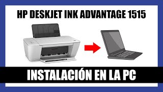 Cómo Instalar la Impresora HP Deskjet Ink Advantage 1515 en la PC  Sin DiscoCD de Instalación [upl. by Yrocal]