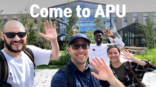 Campus tour by APU international students  Come and Study at APU in Beppu [upl. by Gabler]