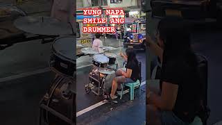 YUNG NAPA SMILE ANG DRUMMER  REYNALYN PAGTALUNAN DRUM COVER youtubeshorts trending [upl. by Bromley]