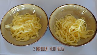 Keto Pasta Noodles  4 Ingredient No Flour Keto Noodles Suitable for Carnivore Diet [upl. by Ennasus]