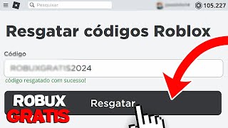 COMO GANHAR ROBUX DE GRAÇA EM 1 MINUTO 2024 😱 [upl. by Oilenroc73]