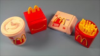 SONIC 2 McDONALDS HAPPY MEAL TOYS MILK APPLE SLICES BOX CAJITA FELIZ JUGUETES MOVIE APRIL MAY 2022 [upl. by Laurene429]