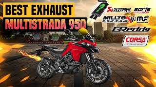 Ducati Multistrada 950 Exhaust Sound 🔥 TermignoniAkrapovicStockQDReviewDelkevicGPRMivvMods [upl. by Liris]