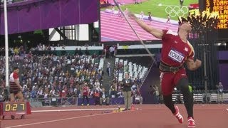 Mens Javelin Qualifying Highlights  London 2012 Olympics [upl. by Ihcas]