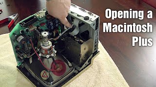 Opening a Macintosh Plus [upl. by Burtie]