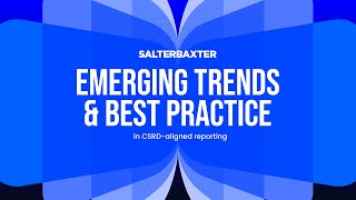 Emerging trends amp best practice in CSRDaligned reporting [upl. by O'Shee946]