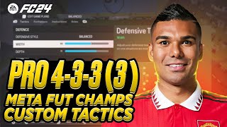 quotPro 433 3 Custom Tactics  The Best Tactics For Every Pro in EA FC 24quot [upl. by Ellened]