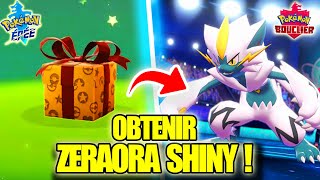 OBTENIR ZERAORA SHINY PAR CADEAU MYSTERE DANS POKEMON ÉPÉE ET BOUCLIER [upl. by Werdn]