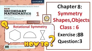 Exercise 8B Question 3 Geometry – Math Class 6 Army Public School APS [upl. by Aihtibat52]