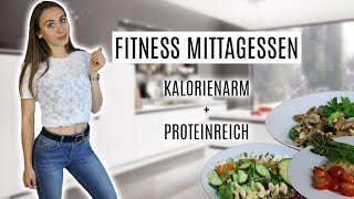 3 einfache Fitness Rezepte für Mittag  Proteinreich Kalorienarm und Gesund [upl. by Lunseth980]