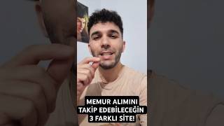 KPSS MEMUR ALIMLARINI TAKİP EDEBİLECEĞİN 3 FARKLI SİTE kpss2024 kpss [upl. by Ailecara900]