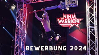 NINJA WARRIOR GERMANY 2024  Bewerbung [upl. by Halfon890]