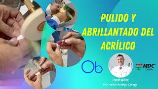 Proceso de pulido y abrillantado del acrílico 👁️ en una prótesis ocular con MDCDentalMx 🦷 [upl. by Brezin973]