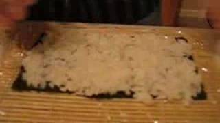 Sushi How to make a California Roll [upl. by Dwain]