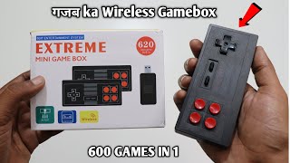 Best Mini Wireless Video Game Box  620 in 1 Game Box Unboxing amp Review  Chatpat toy tv [upl. by Wolfort864]