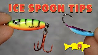 WALLEYE ICE SPOON TIPS with Brad Hawthorne [upl. by Eniamor]