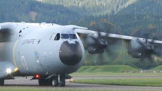 Airpower 2024  AIRBUS A400M Deutsche Luftwaffe  4K Video [upl. by Hertzfeld]